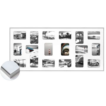 Aluminium Bilderrahmen Pixel Collage